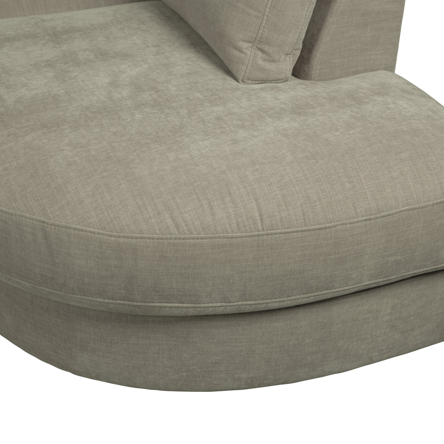 Sofa FAMILY - open module right side warm gray