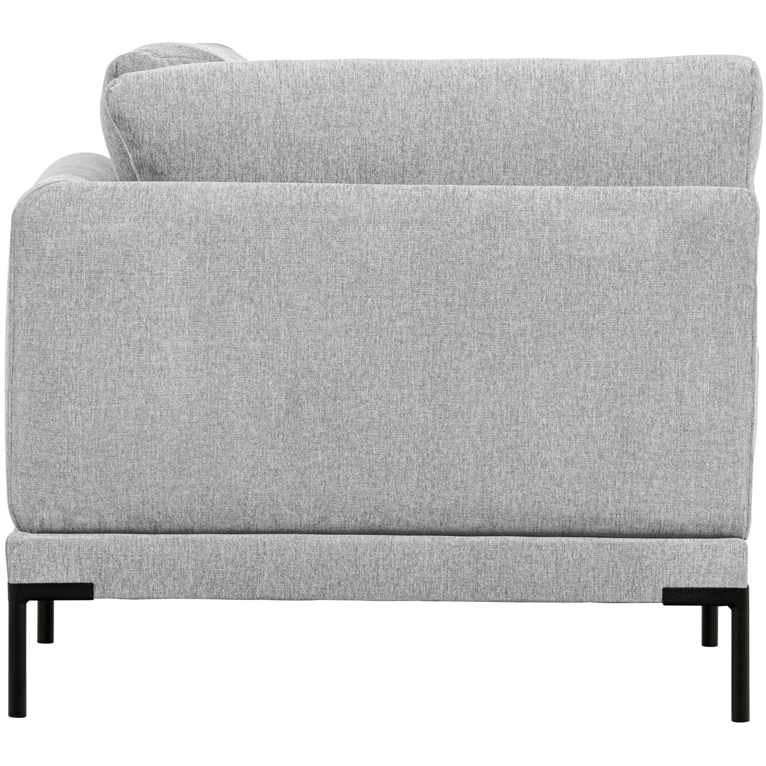 Sofa COUPLE - moduł narożny jasnoszary