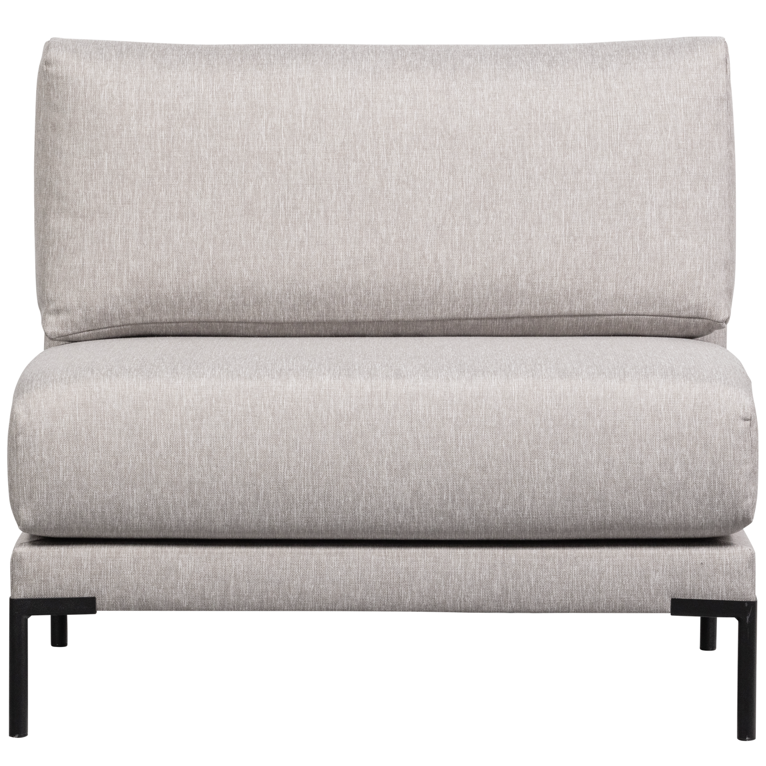 Fotel / moduł COUPLE DINING BENCH jasnoszary