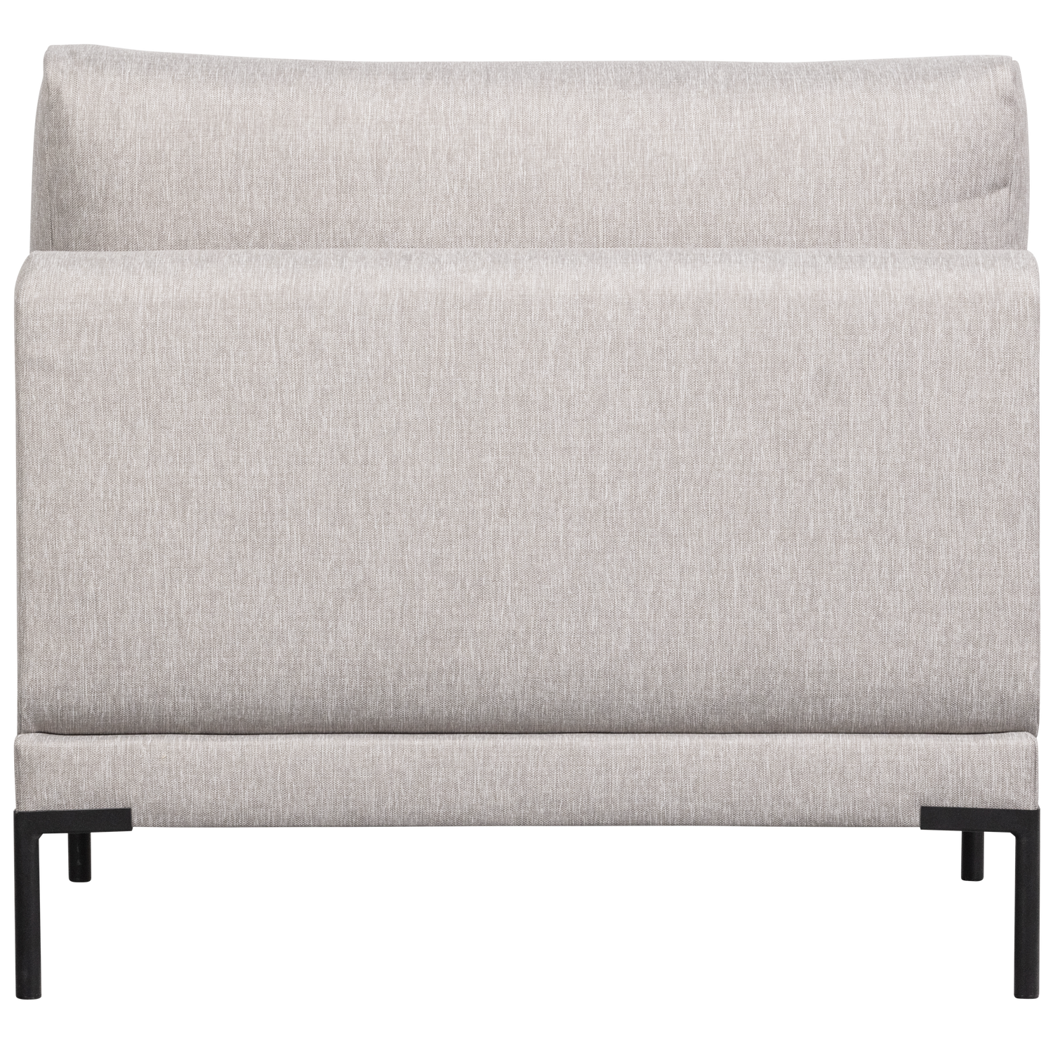 Fotel / moduł COUPLE DINING BENCH jasnoszary