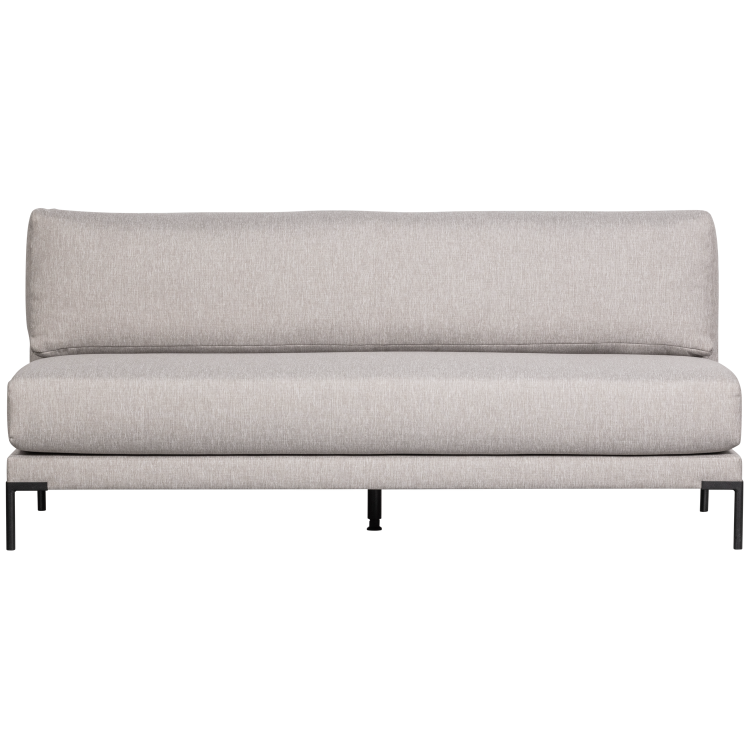 Sofa COUPLE DINING BENCH - moduł środkowy jasnoszary
