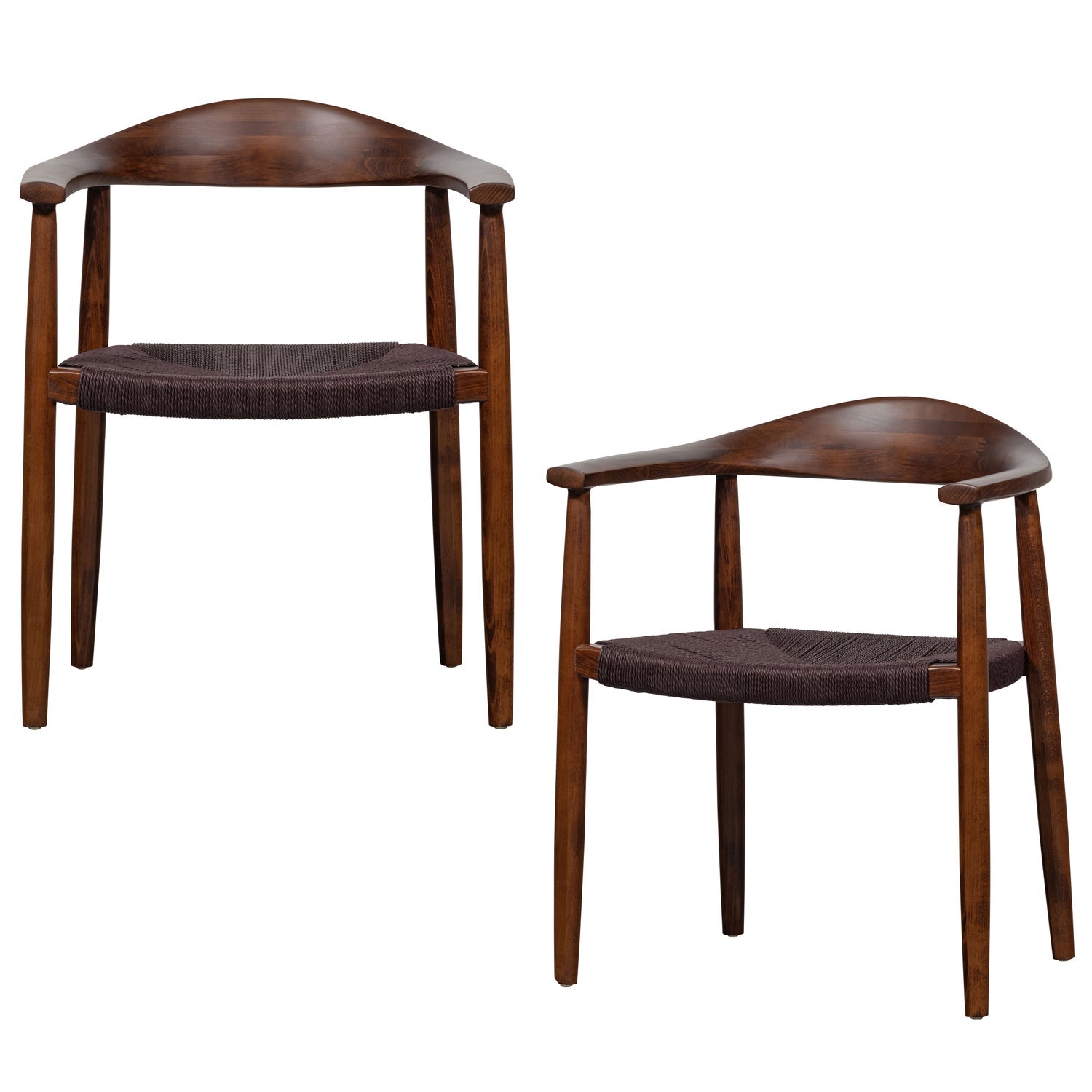 Embrace Chair in Beech Wood with Woven Seat