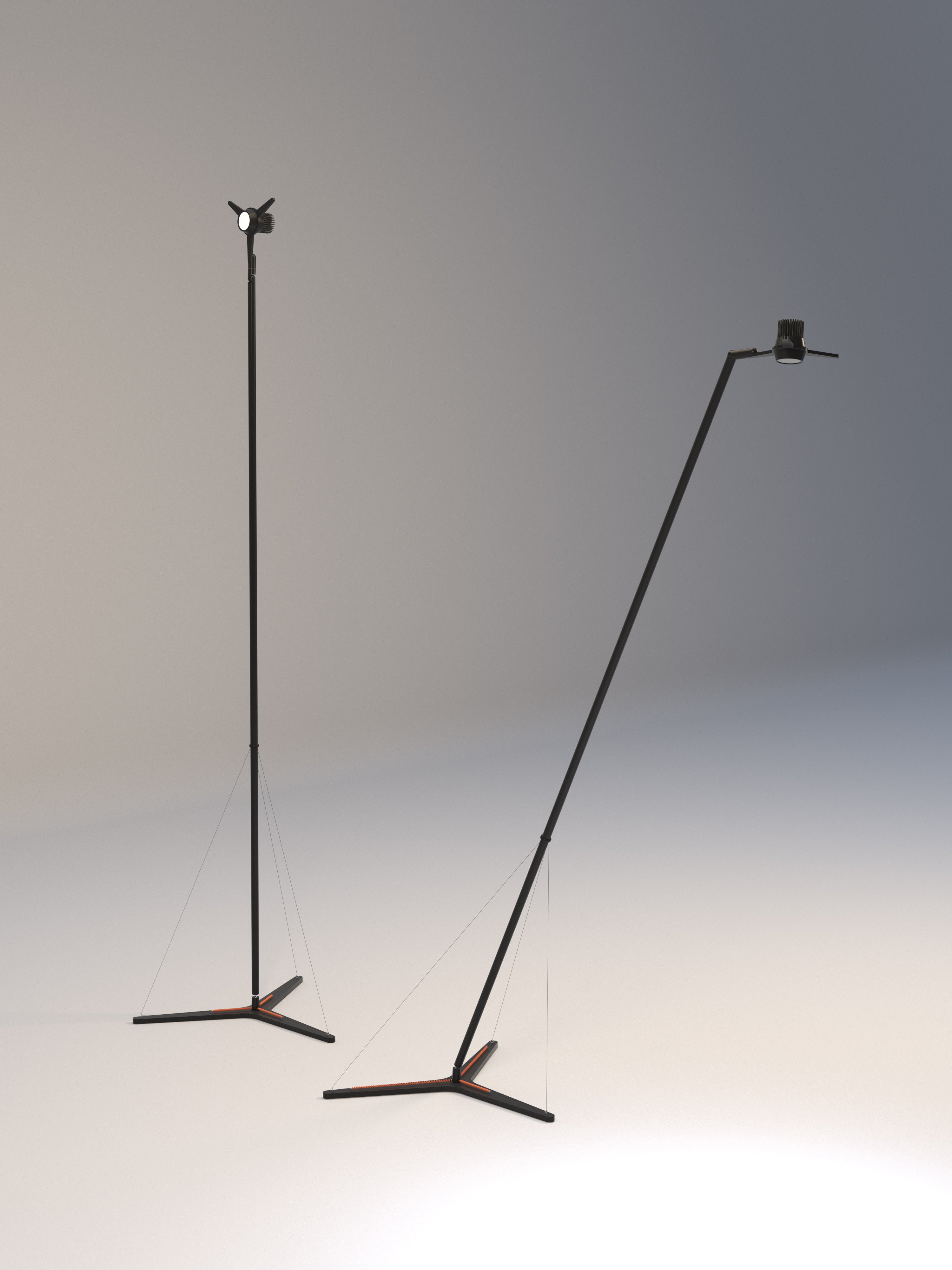 Lampa podłogowa Y3 czarny