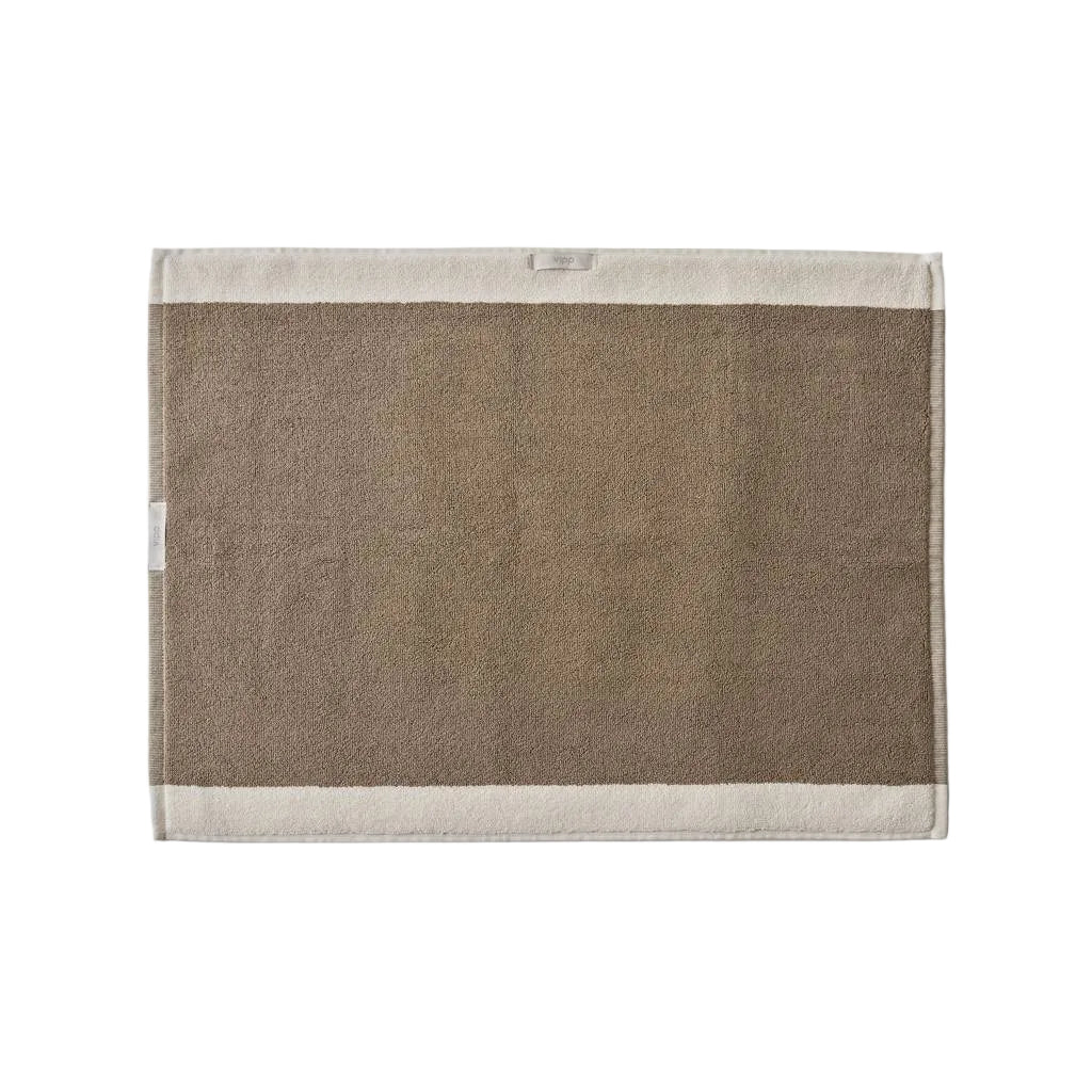 Badezimmermatte VIPP taupe Baumwolle