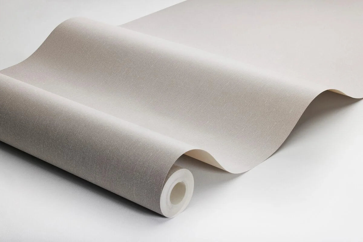 Structural wallpaper imitating linen LINEN - HEATHER gray