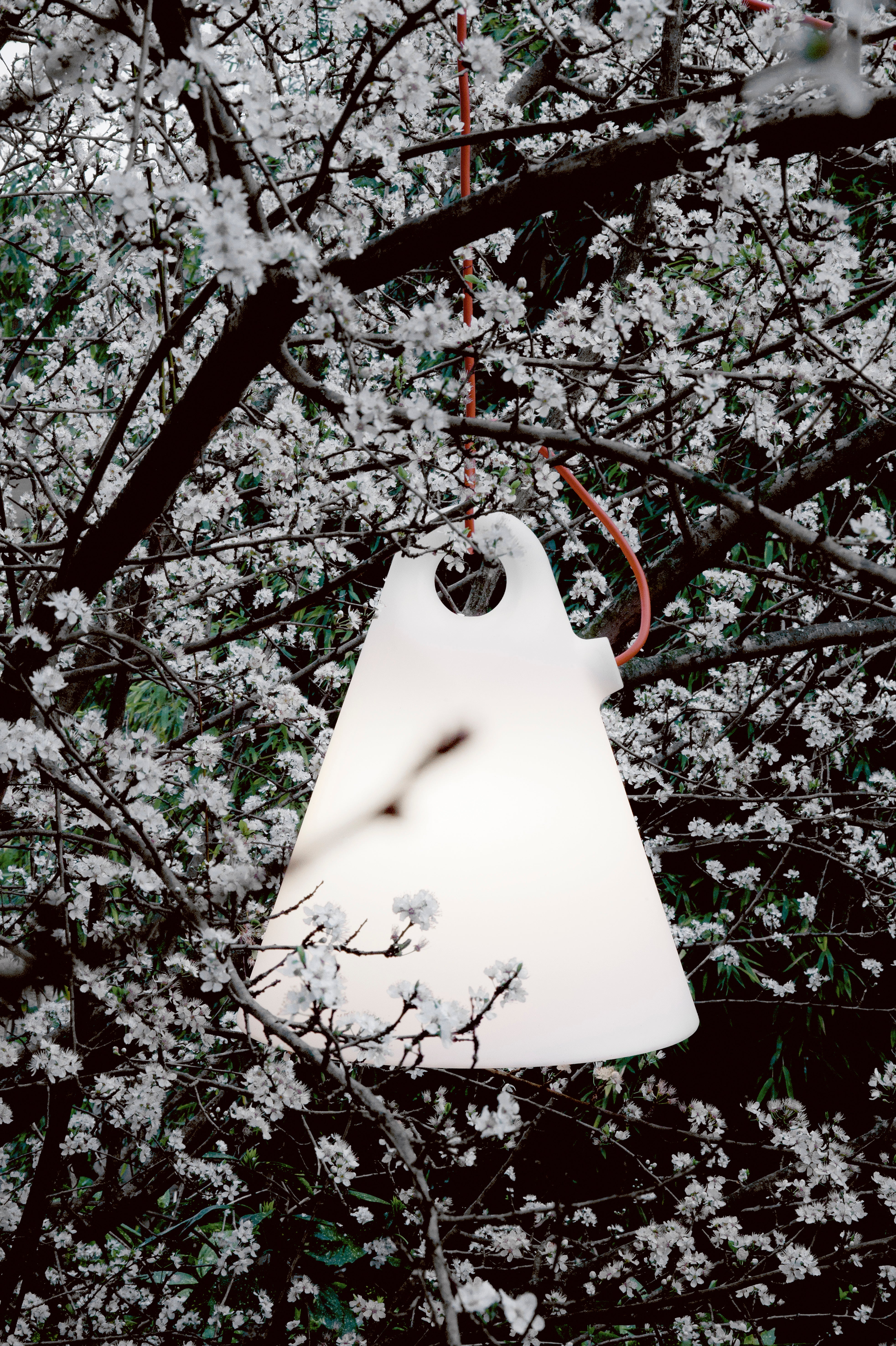 Lampa wisząca zewnętrzna TRILLY biały