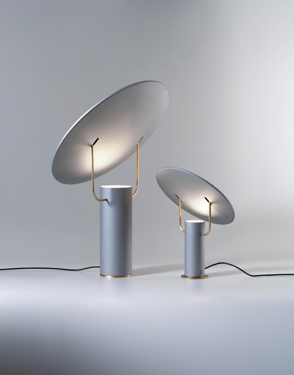 Lampa stołowa TX1 biały z oświetleniem LED