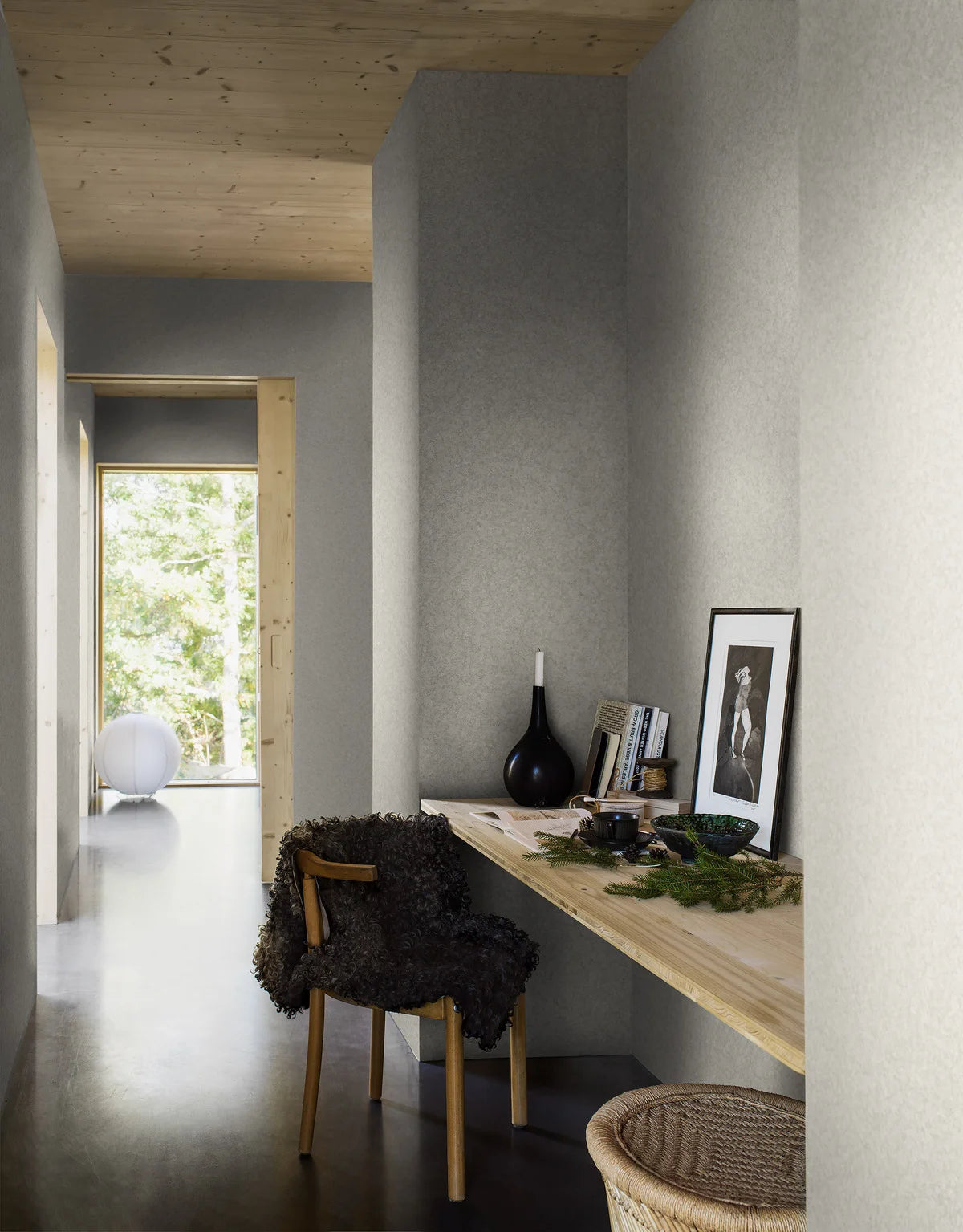 Tapeta imitująca kamień NORTHERN STONE beżowy z białym