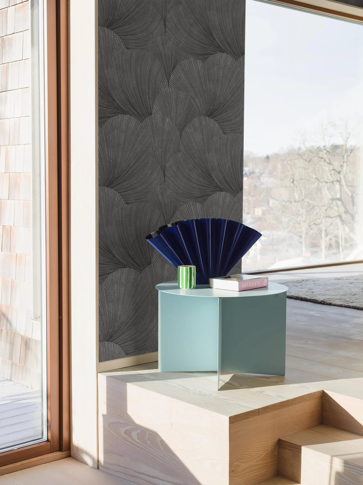 Tapeta flizelinowa papierowa z abstrakcyjnym wzorem MIRAGE szary