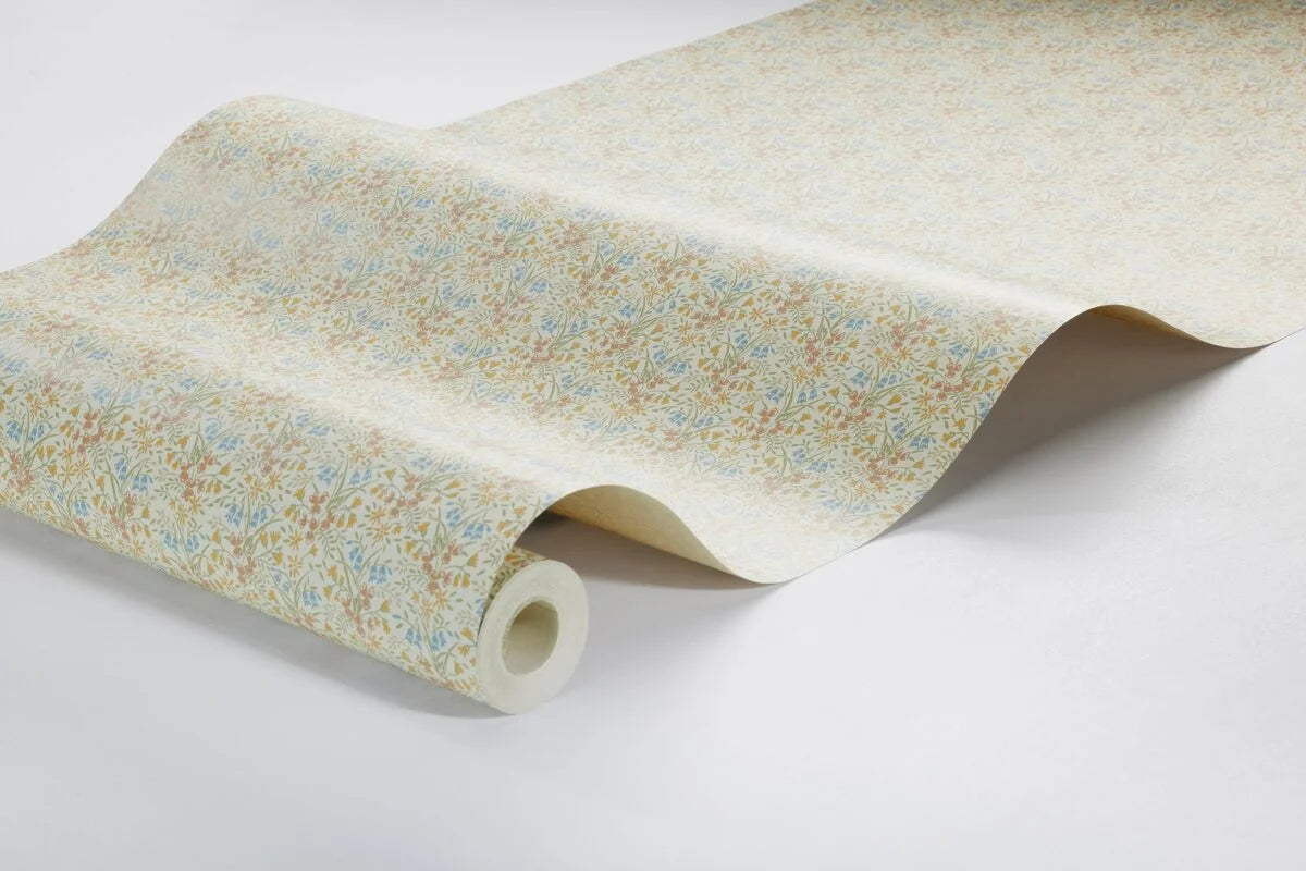 Tapete mit floralem Blumenmotiv BELLA beige