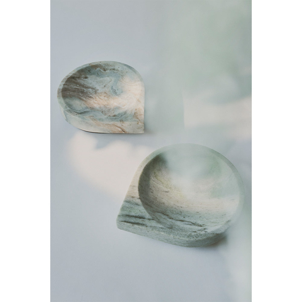 Dekorative Schale STILLA grüner Onyx