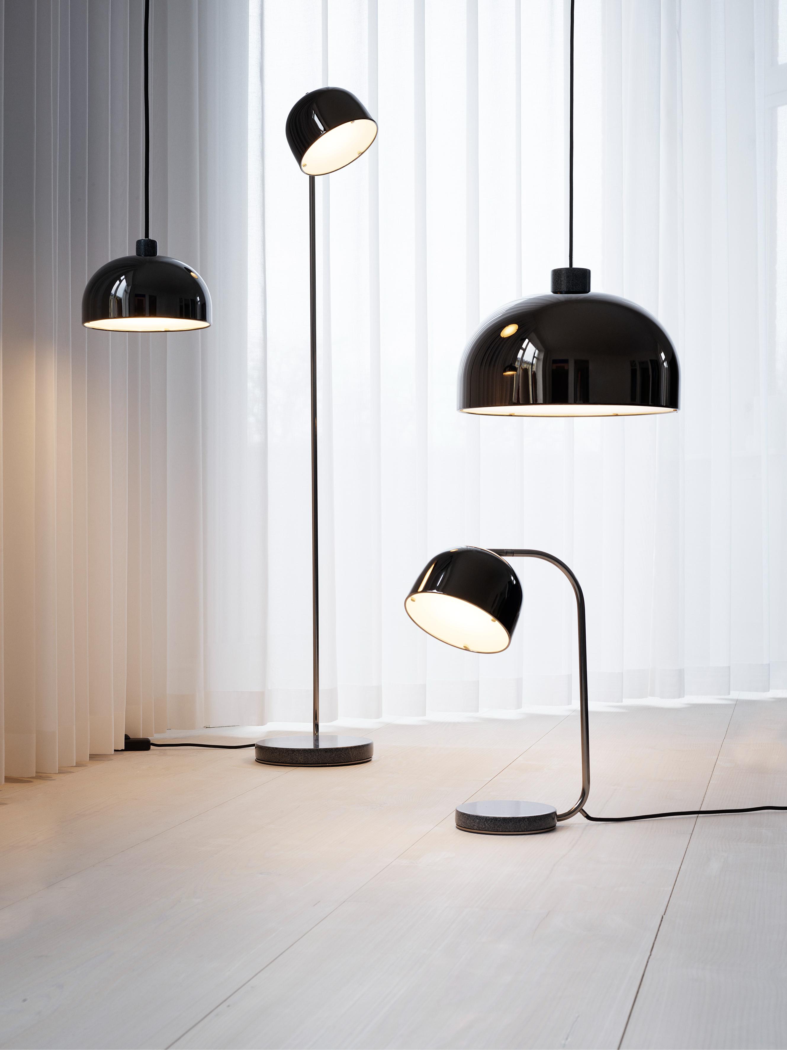 Lampa stołowa GRANT czarny z czarnym granitem