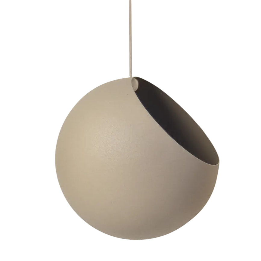 Hängende Blumentopf GLOBE taupe