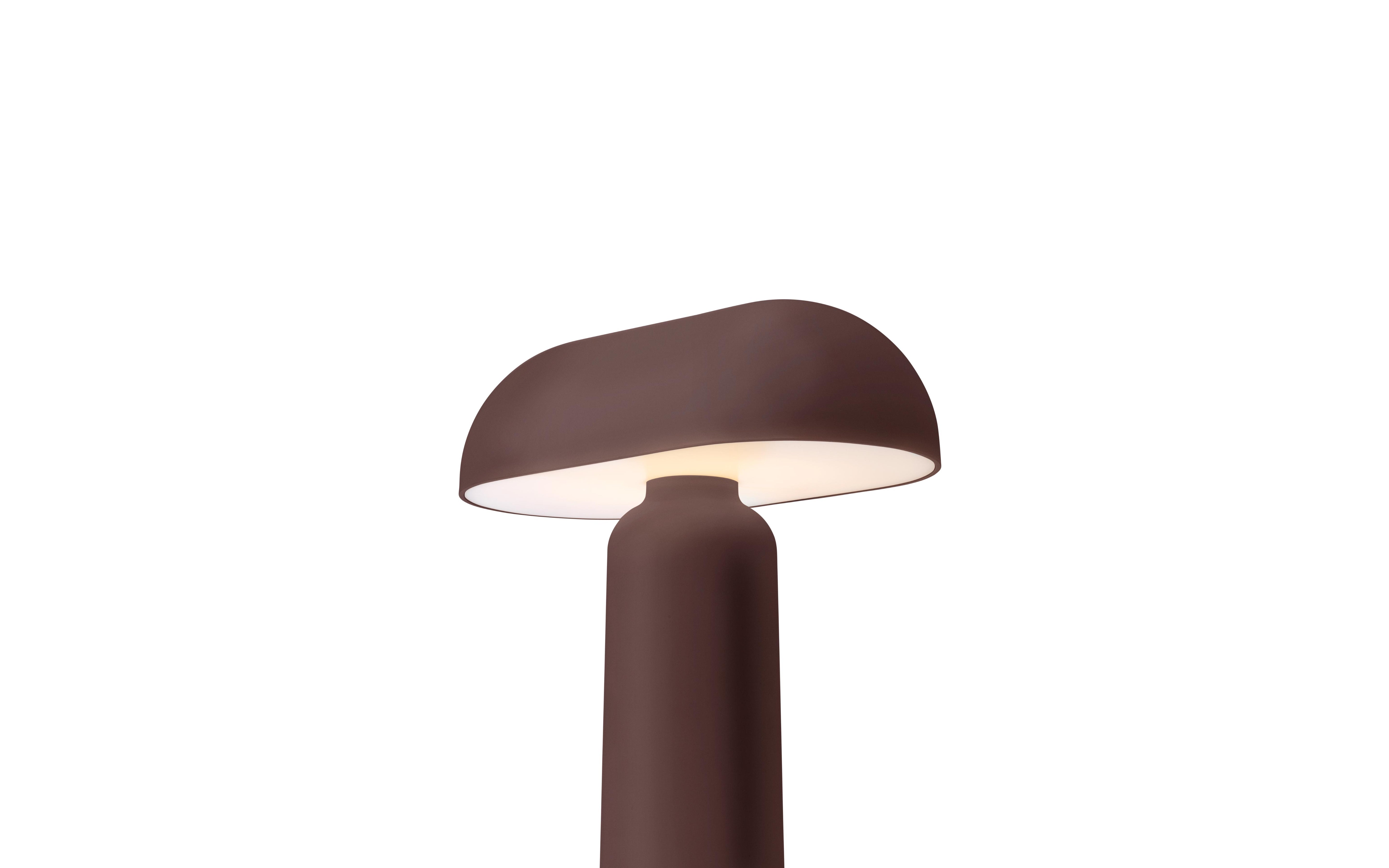 Lampa przenośna PORTA brązowy