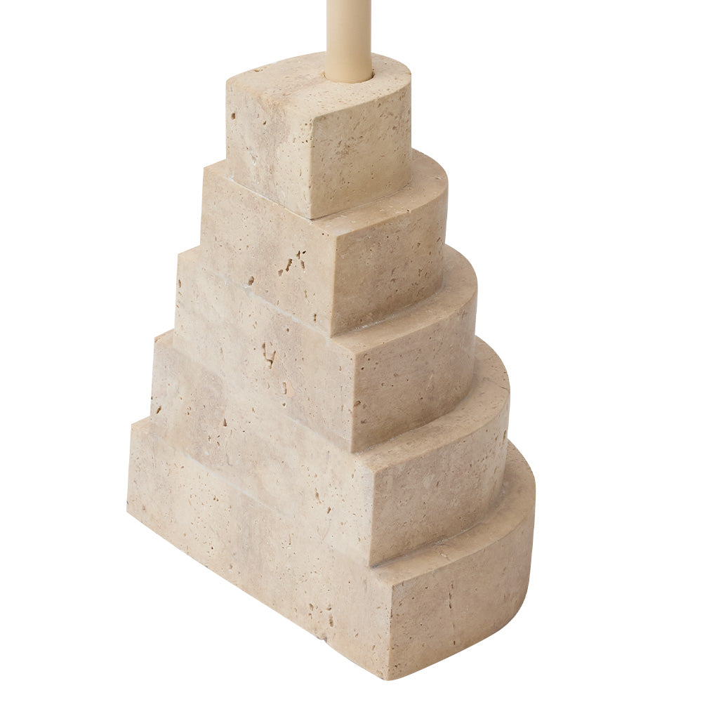 Stolik okrągły SOLUM trawertyn