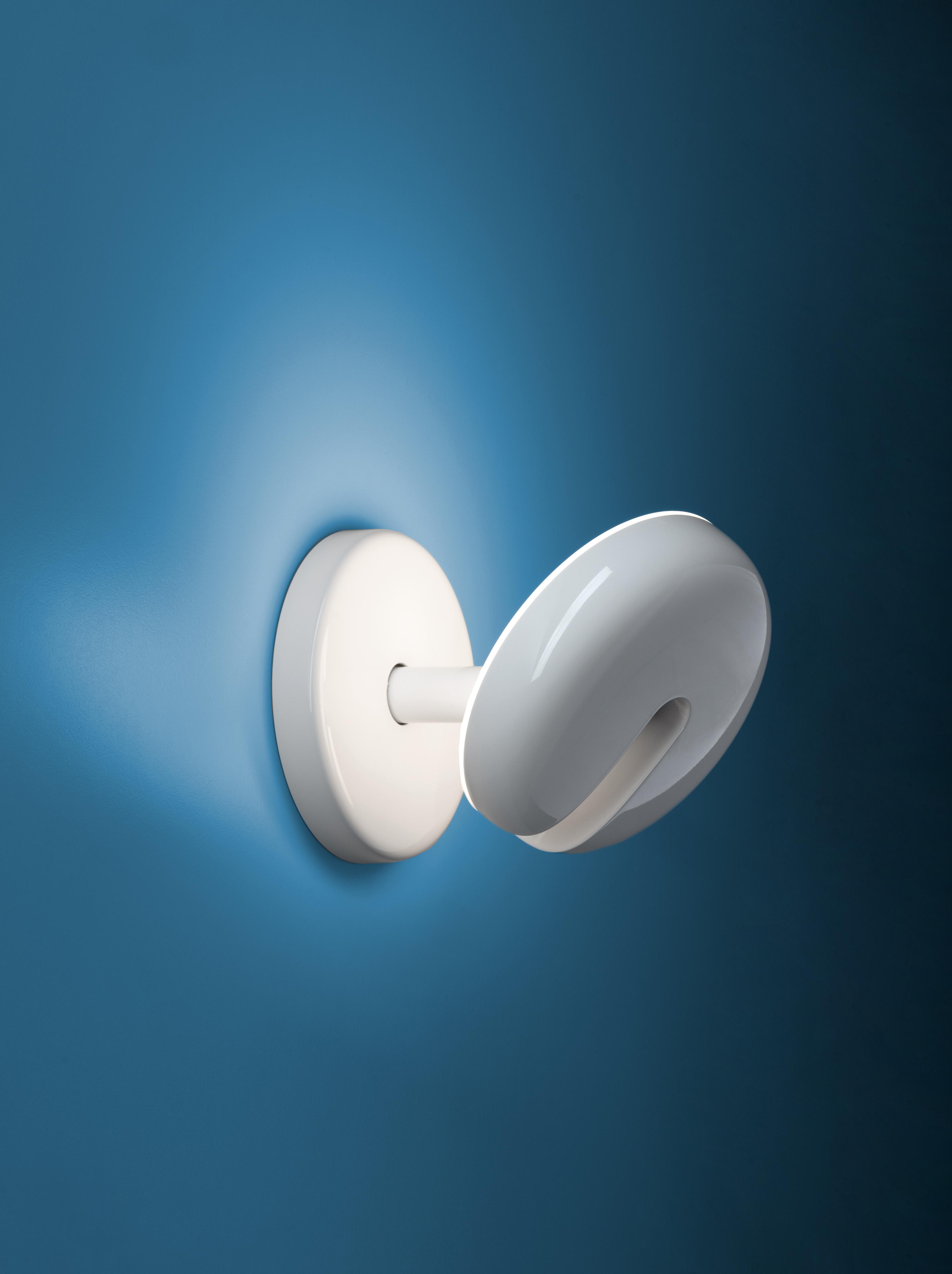Lampa ścienna CABRIOLETTE połyskujący biały