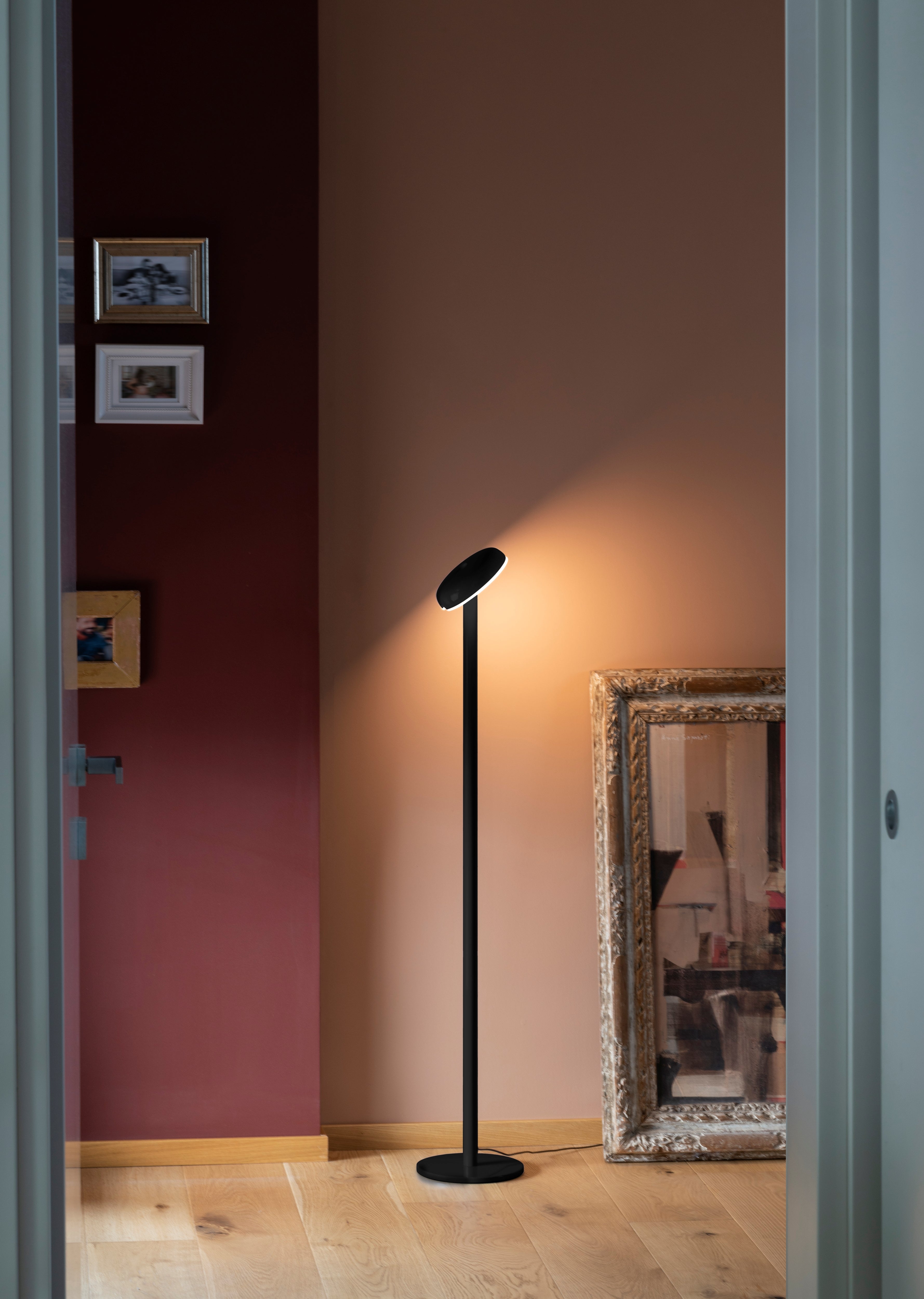 Lampa podłogowa CABRIOLETTE połyskujący biały