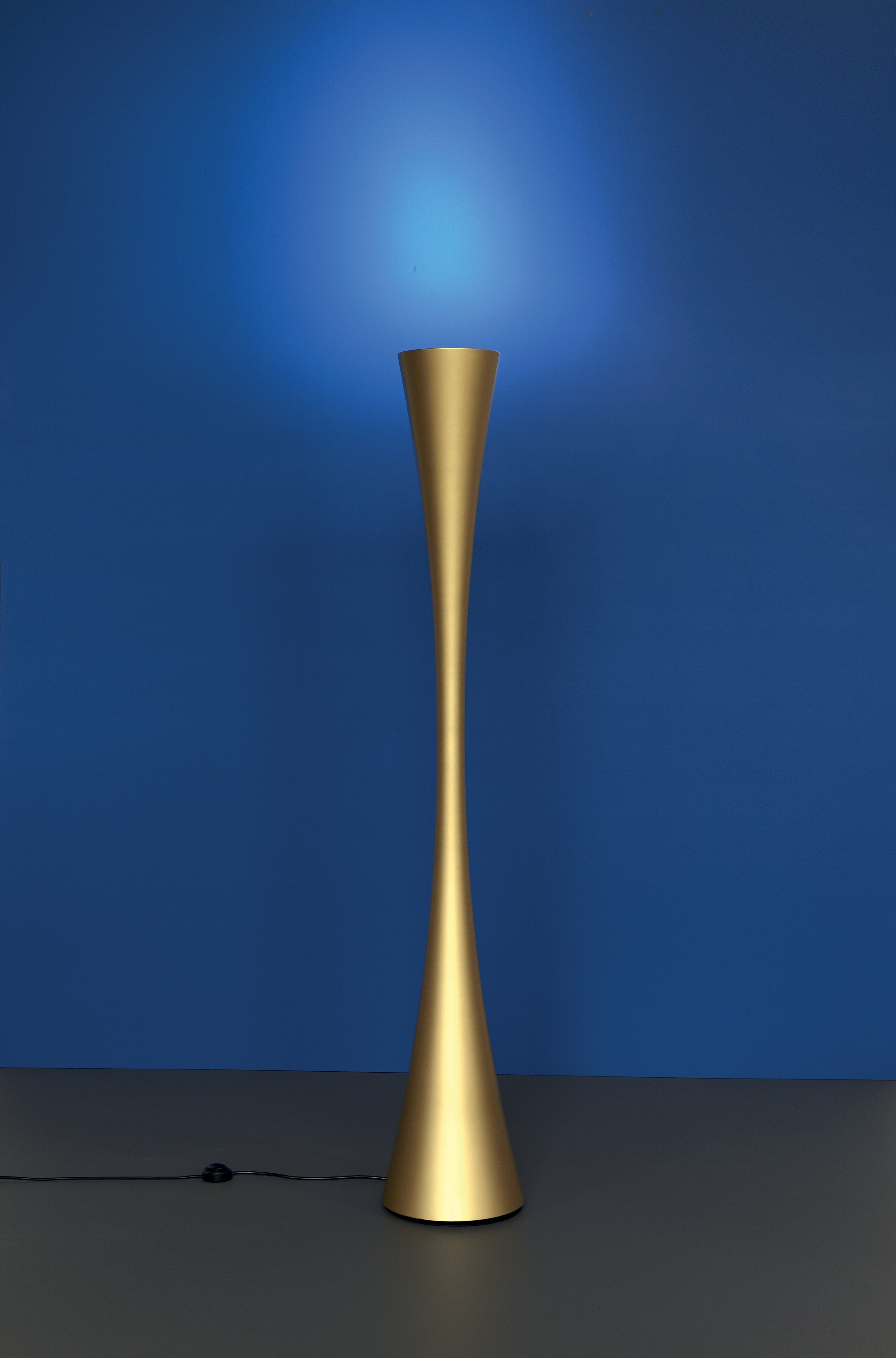 Lampa podłogowa BICONICA perłowy złoty