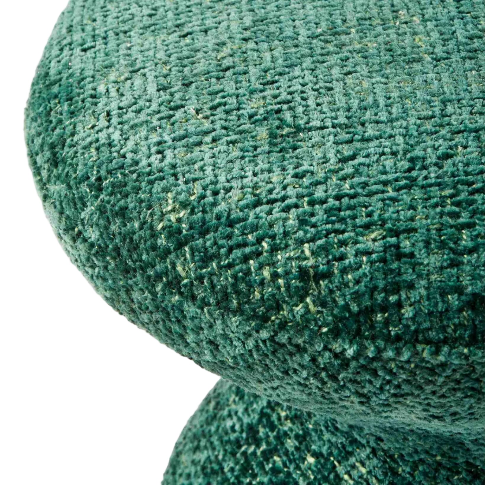 Stołek SOFT ZIG ZAG ciemnozielony