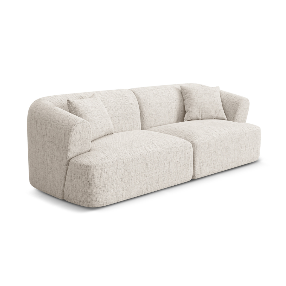Sofa 3-osobowa CAMPI kremowy szenil