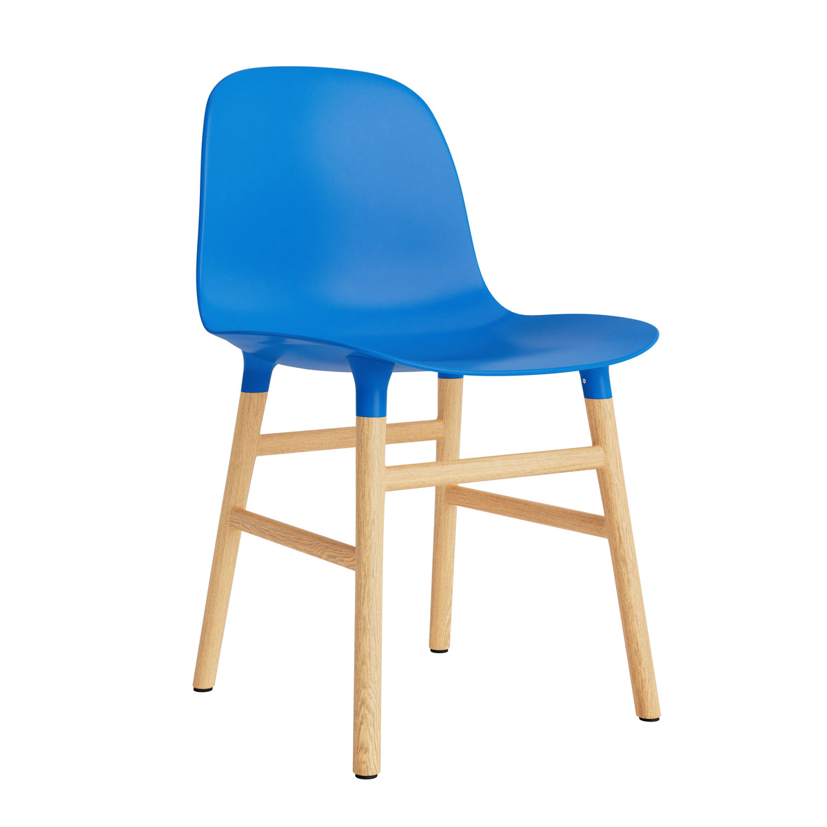 Chair Blue forms with an oak base – Normann Copenhagen – Eye on Design
