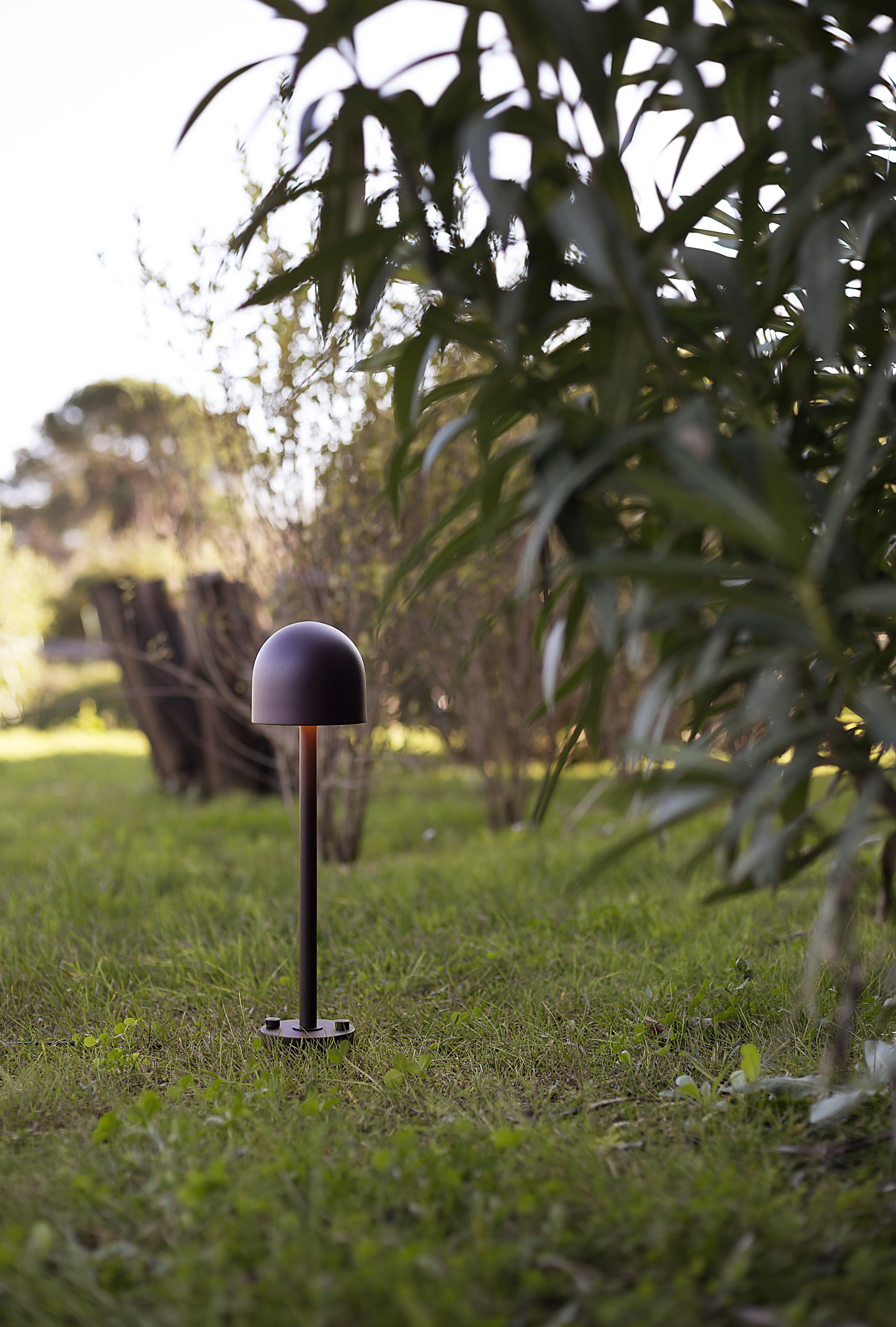 Lampa podłogowa zewnętrzna BOLETO brązowy