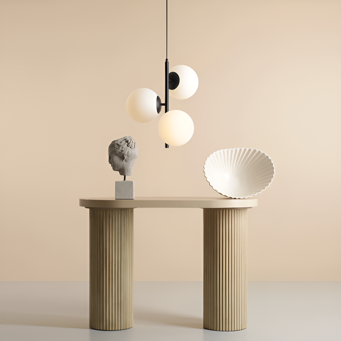 Lampa wisząca FINN TRIO czarny