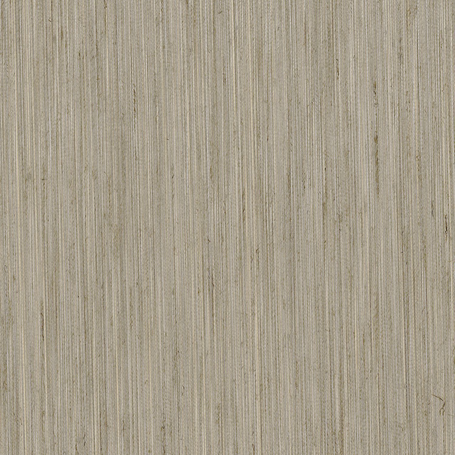 Textile wallpaper with structural vertical stripes JUSSIEU - LIN muted brown