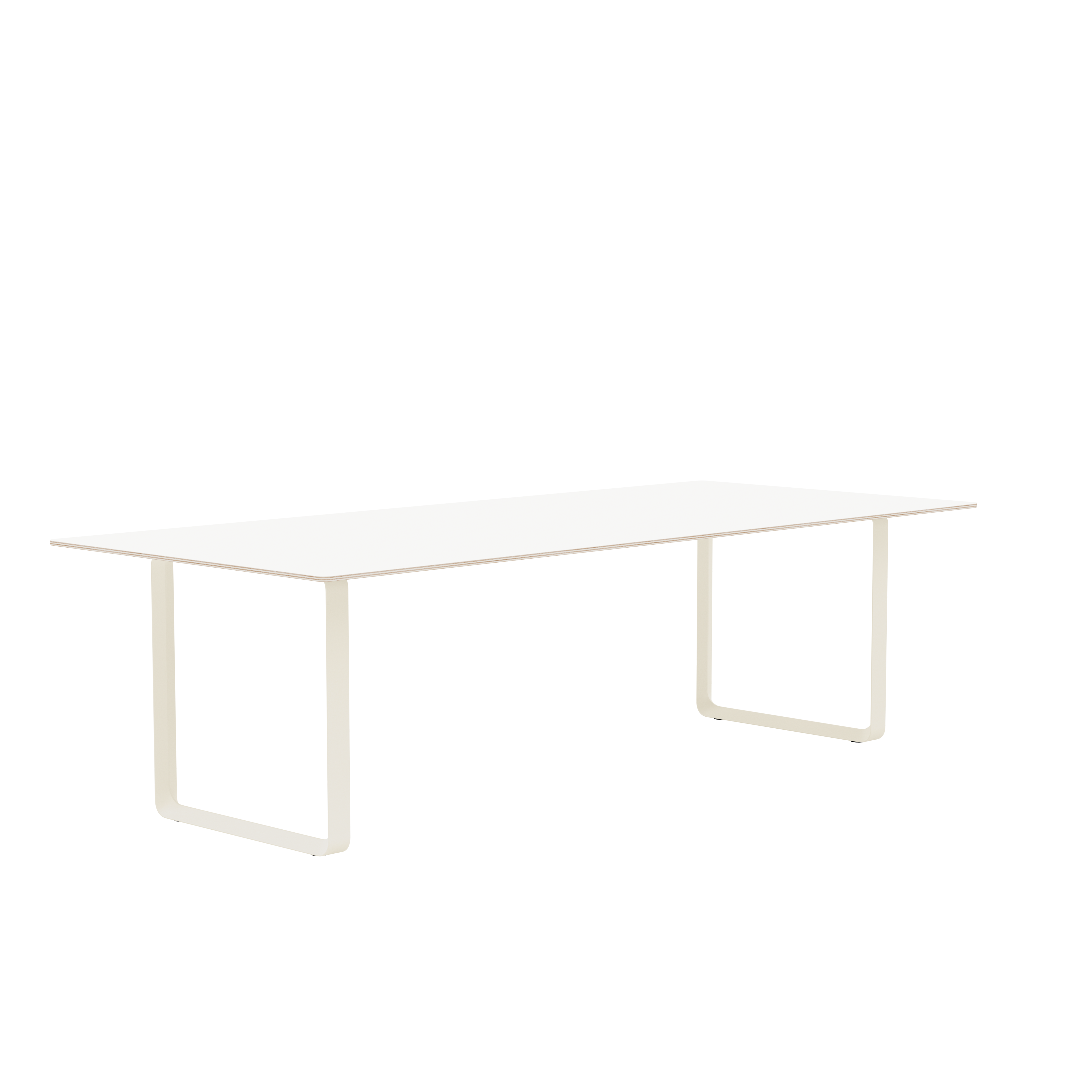 White 70/70 Table with Sand Base