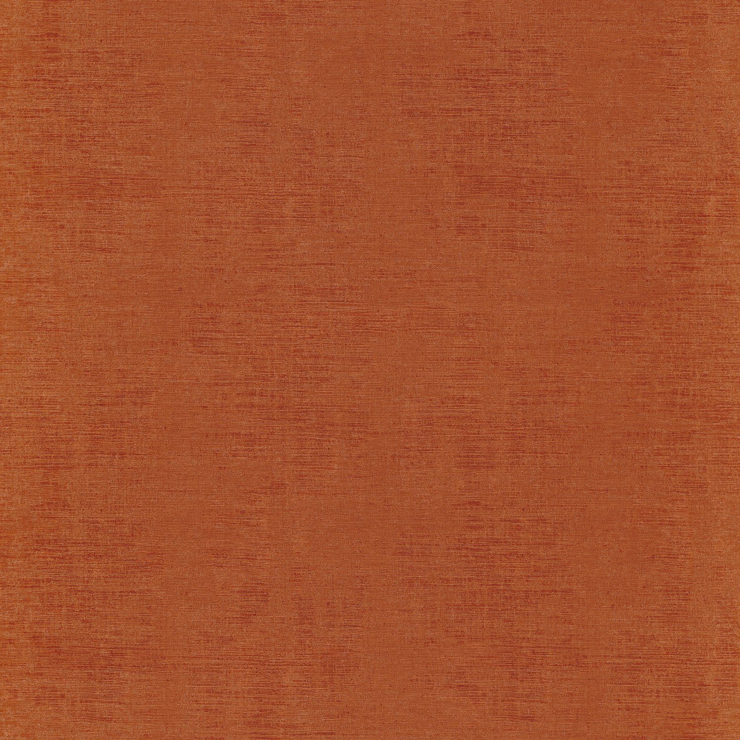 Structural wallpaper imitating worn canvas JOHARA - ORANGE BRULEE orange