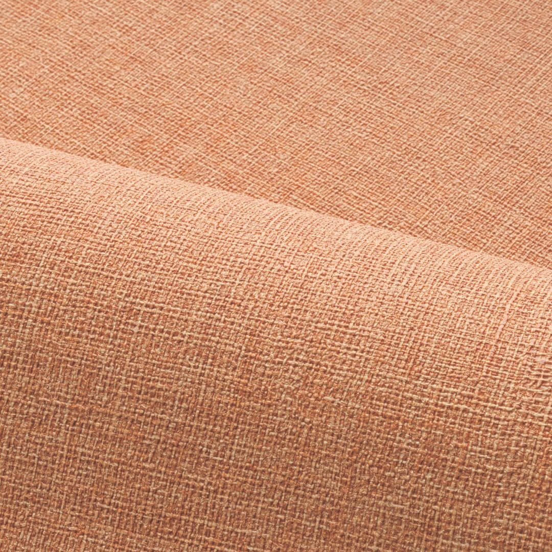Structural vinyl wallpaper imitating jute LIENZO - TERRE DE SIENNE terracotta