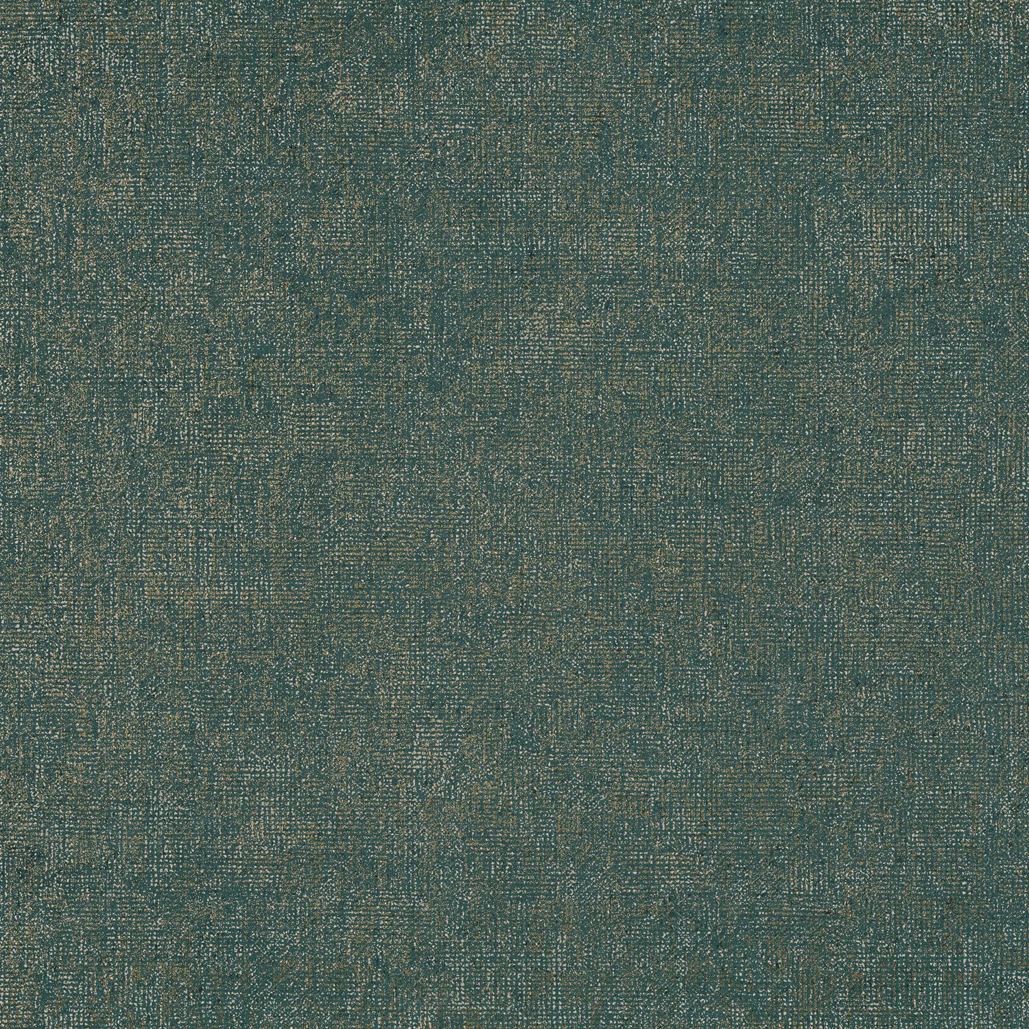 Strukturierte Tapete, die Leinen imitiert TENERE - VERT IMPERIAL dunkelgrün