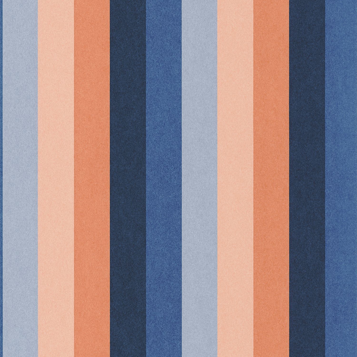 Tapeta strukturalna w paski TRANSAT - MARINE/CORAIL granatowy z koralowym