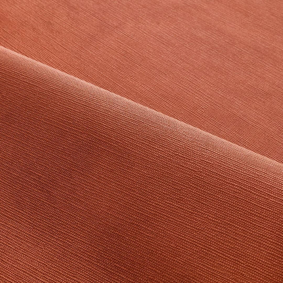 Tapeta strukturalna imitująca płótno ARGILE - TERRACOTTA ciemny pomarańczowy