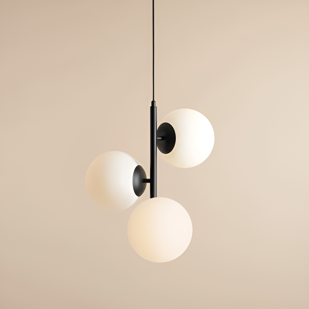 Lampa wisząca FINN TRIO czarny