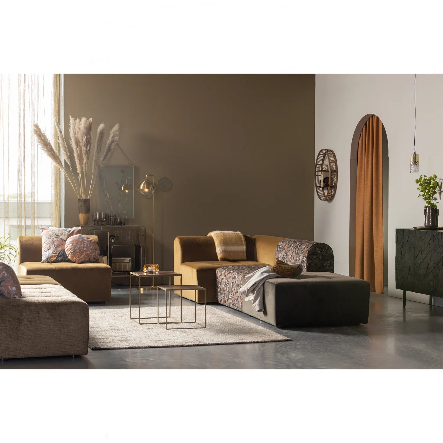 Komoda COUNTER czarne drewno mango