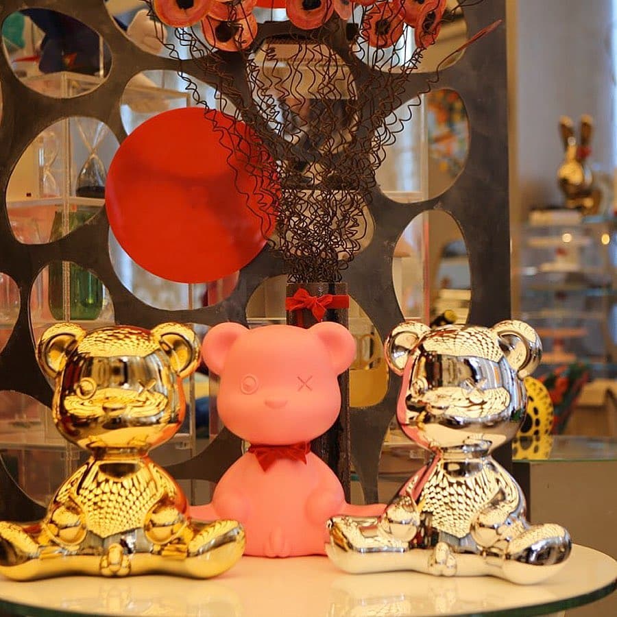 Lampka TEDDY GIRL złoty