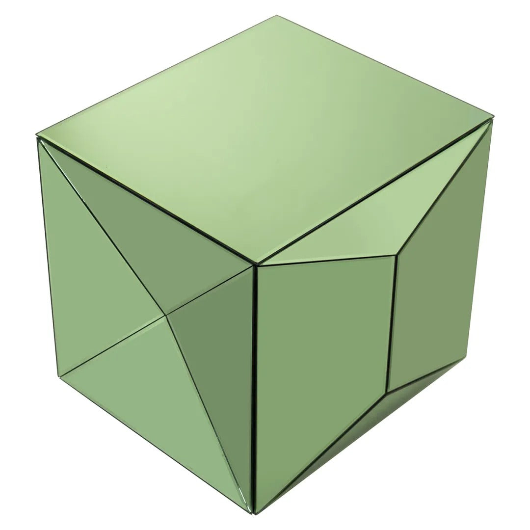 SHIFRA Side Table Green Glass
