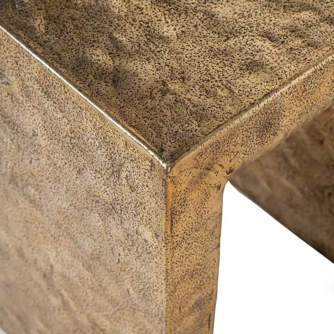 NOVAN side table aged gold