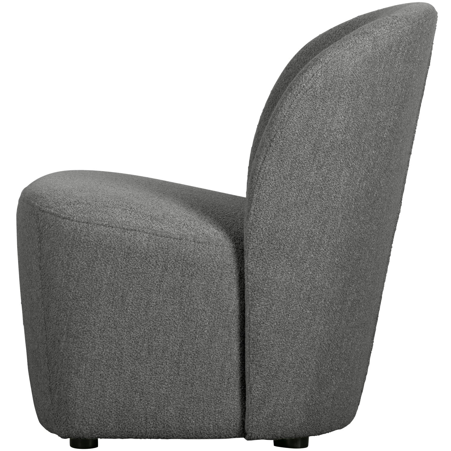 Sessel LOFTY dunkelgrau Bouclé