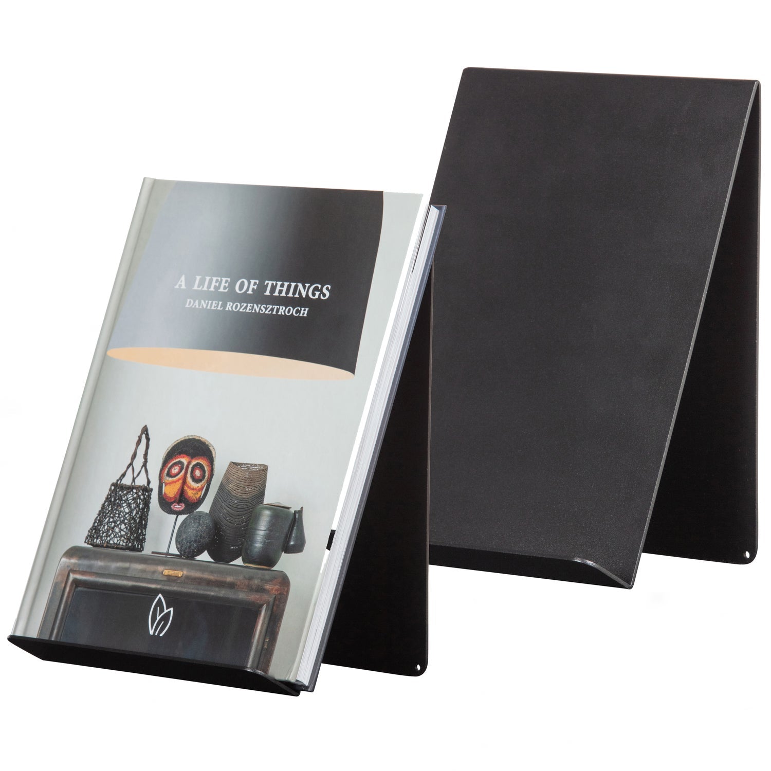 Vertikaler Buchstütze BROOK schwarz