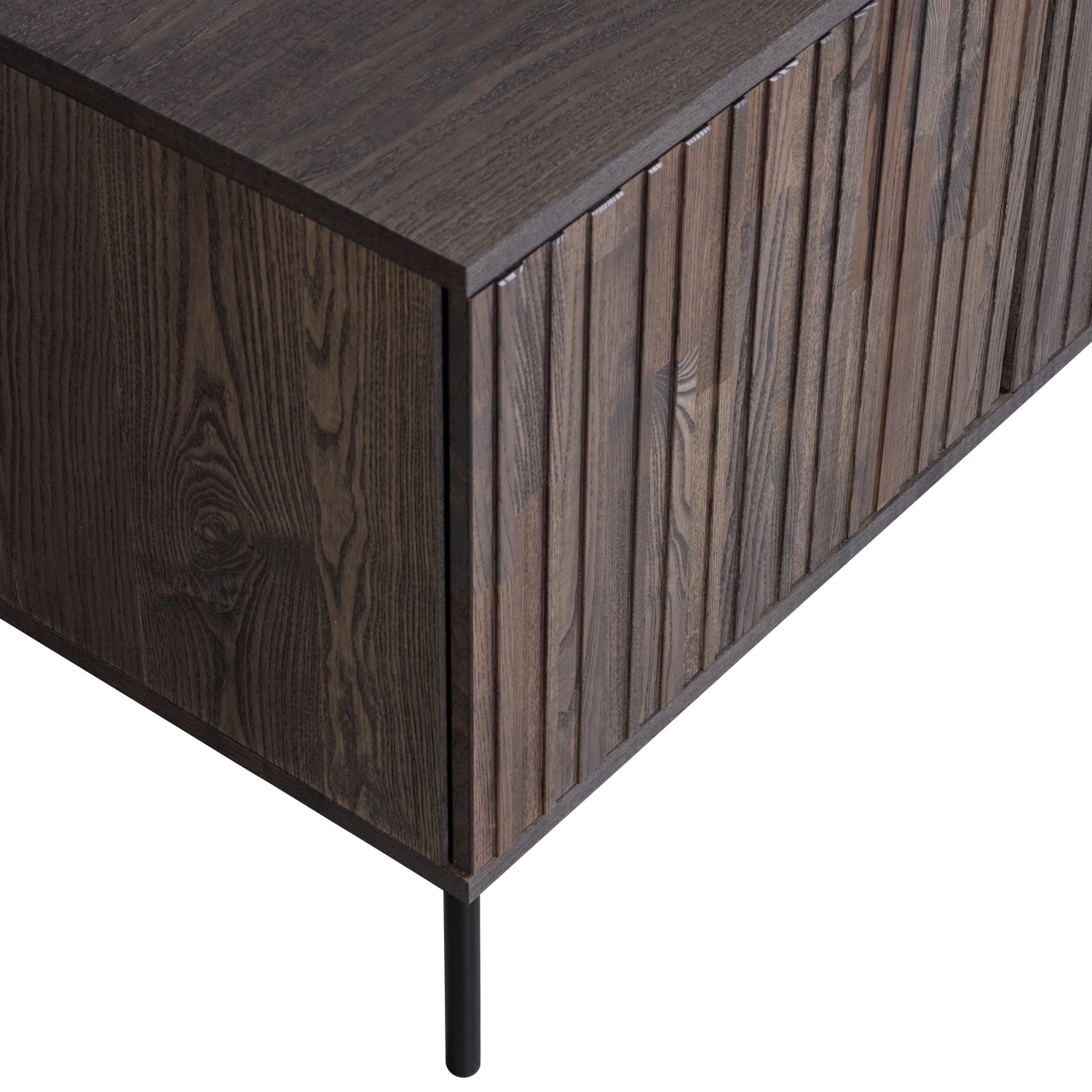 RTV-Sideboard NEW GRAVURE dunkelbraun Eschenfurnier