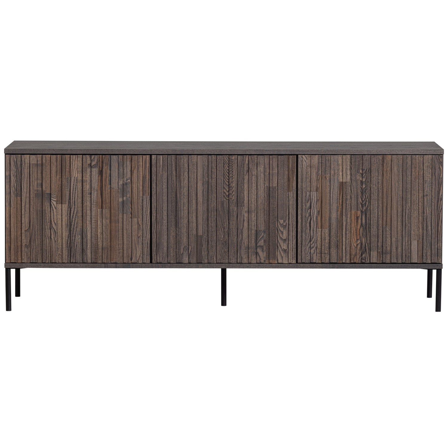 RTV-Sideboard NEW GRAVURE dunkelbraun Eschenfurnier