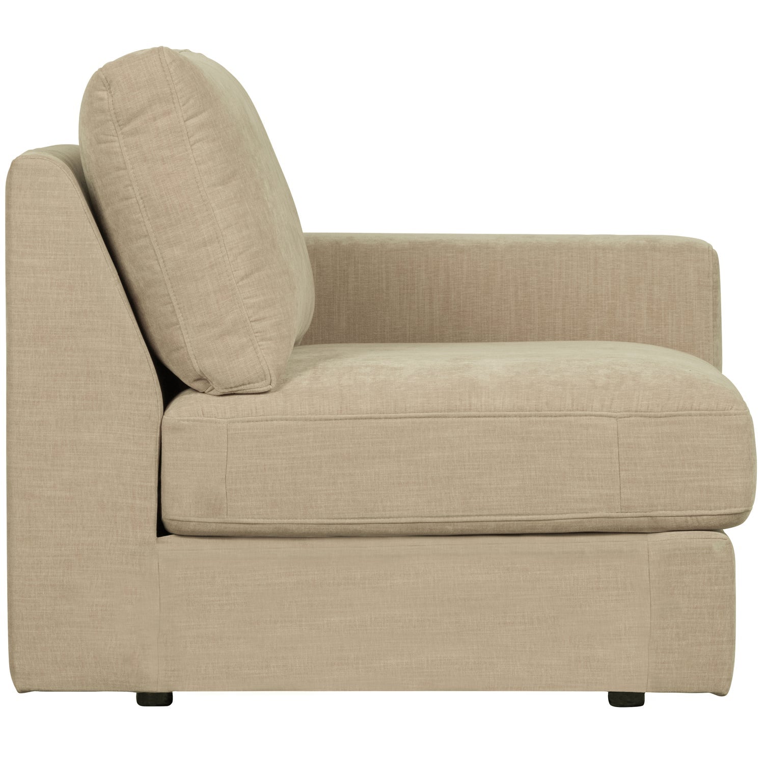 Sofa FAMILY - moduł końcowy prawostronny piaskowy