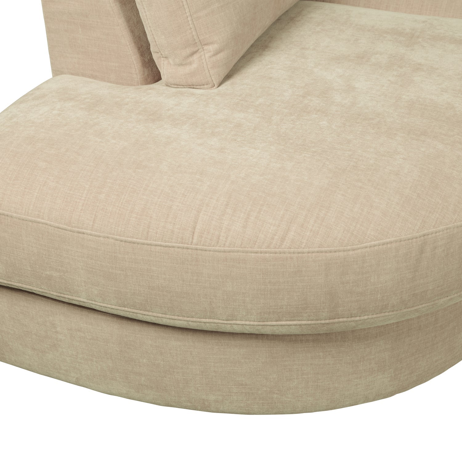 Sofa FAMILY - moduł otwarty lewostronny piaskowy
