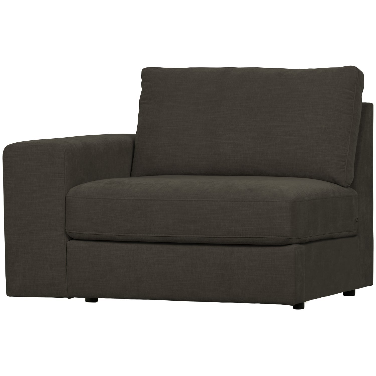 Sofa FAMILY - left-end element in anthracite
