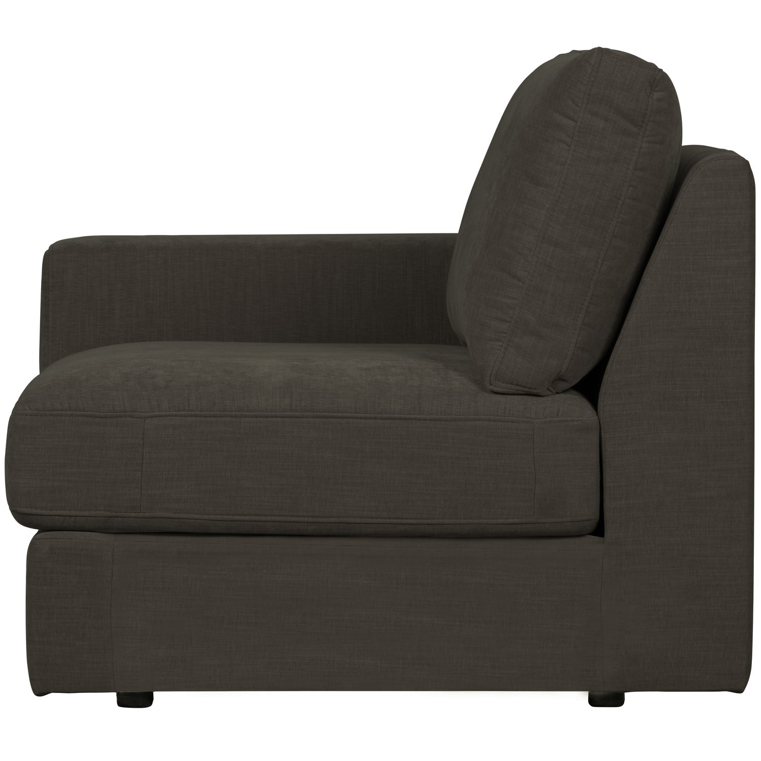 Sofa FAMILY - left-end element in anthracite