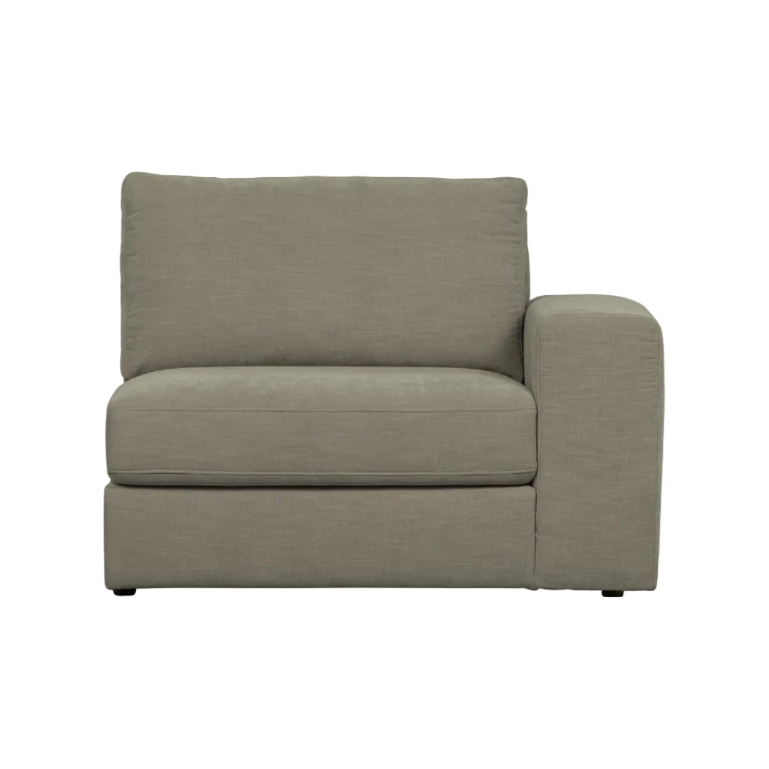 Sofa FAMILY - right-side end module warm gray
