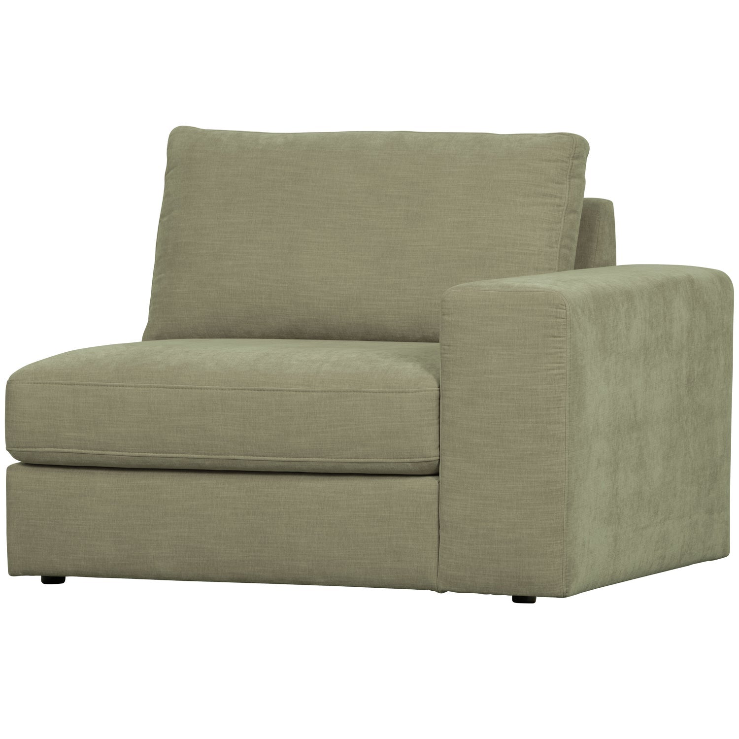 Sofa FAMILY - moduł końcowy prawostronny zielony