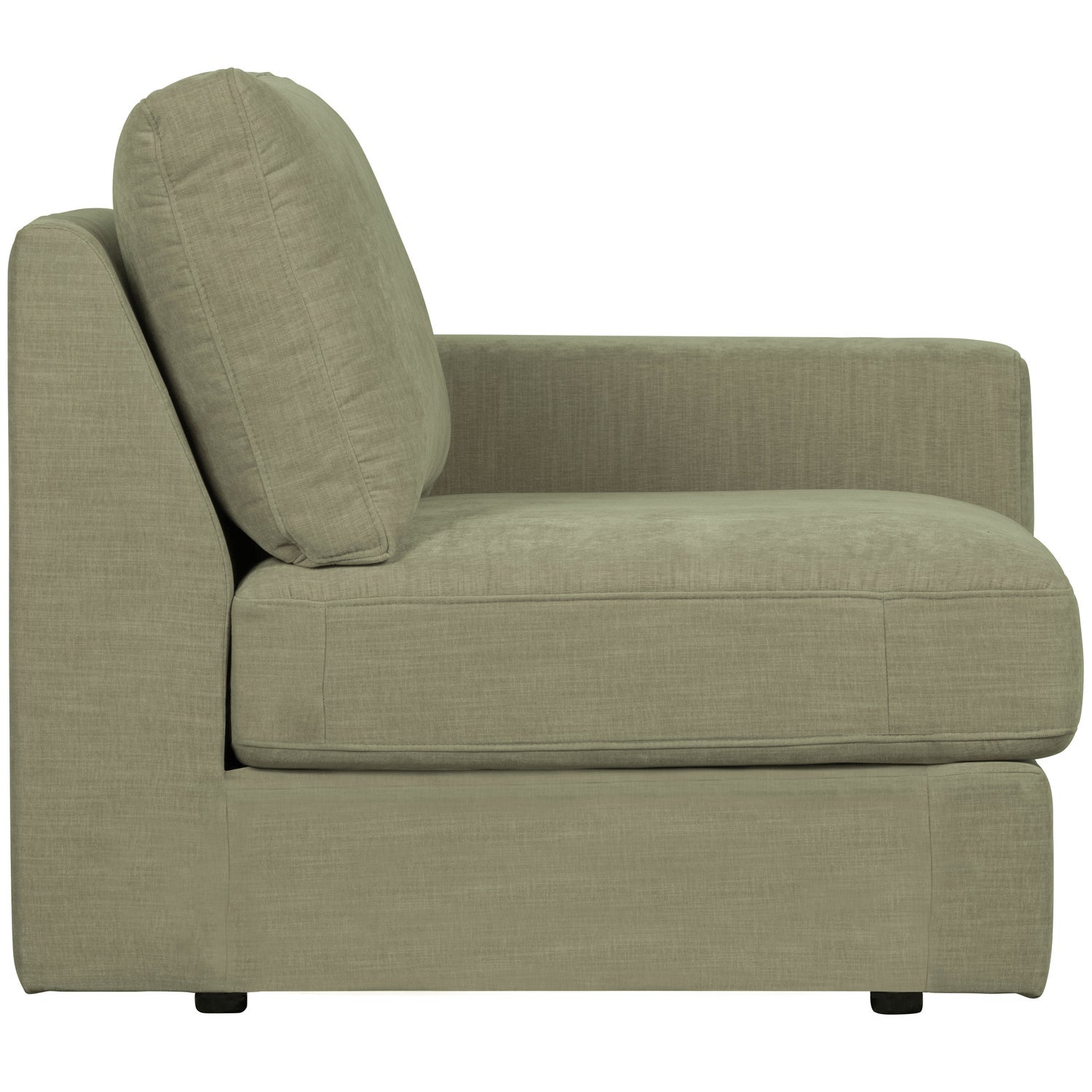 Sofa FAMILY - moduł końcowy prawostronny zielony